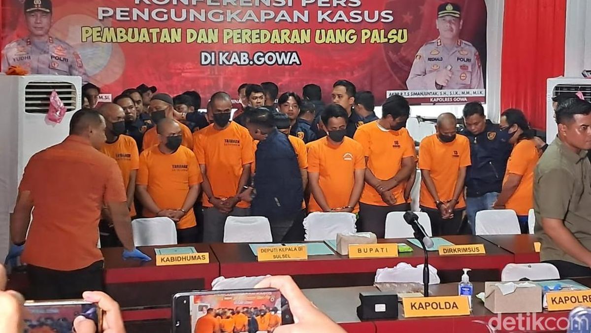 Terungkap Kasus Pembuatan Uang Palsu Kampus Gowa